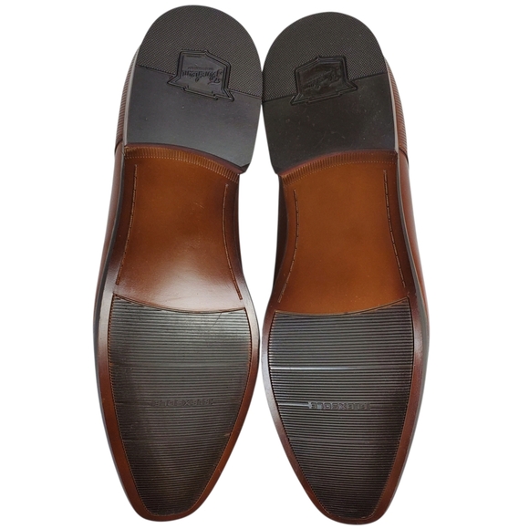 New Florsheim 11.5 D Postino cap toe oxford shoes cognac leather preppy academia main image 10